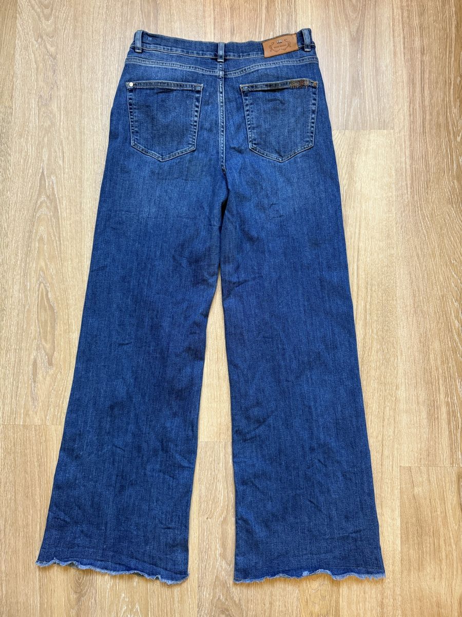 Mos mosh Jeans: Jeans bleu large Mos Mosh, t.27 – Usato da Tavannes venduto da Thriftshop 1