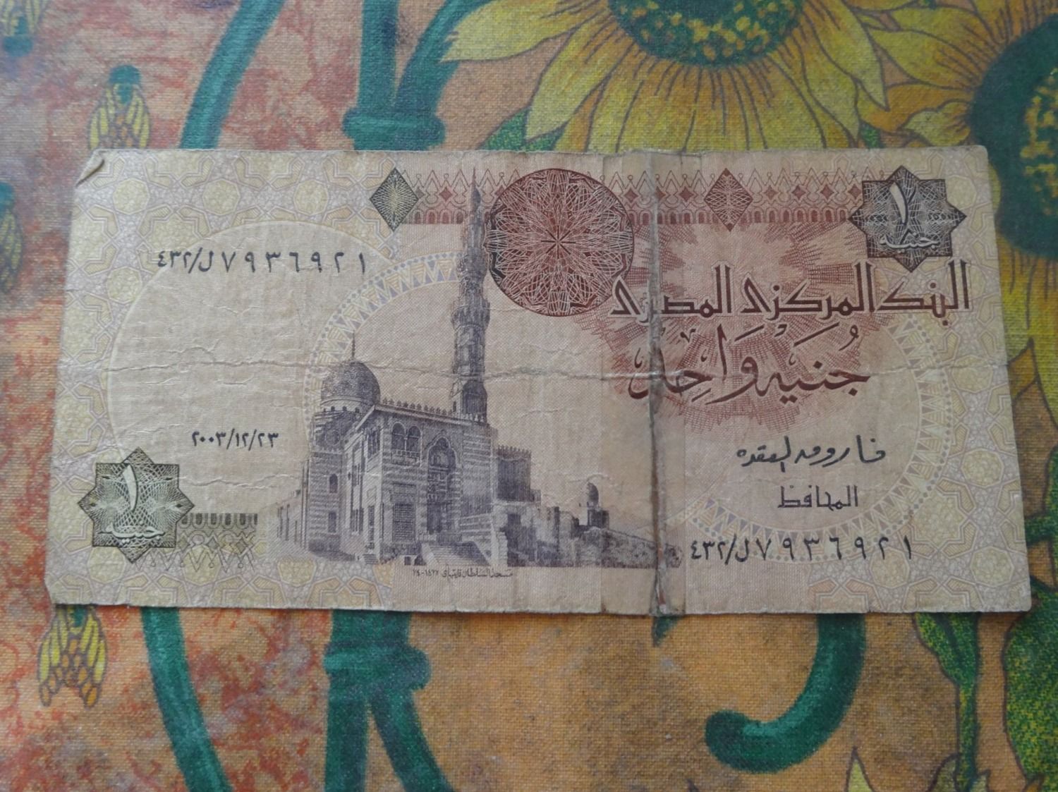 Banconote: EGYPTE  1 Pound  Billet – Usato da Romanel-sur-Lausanne venduto da Swift13 1