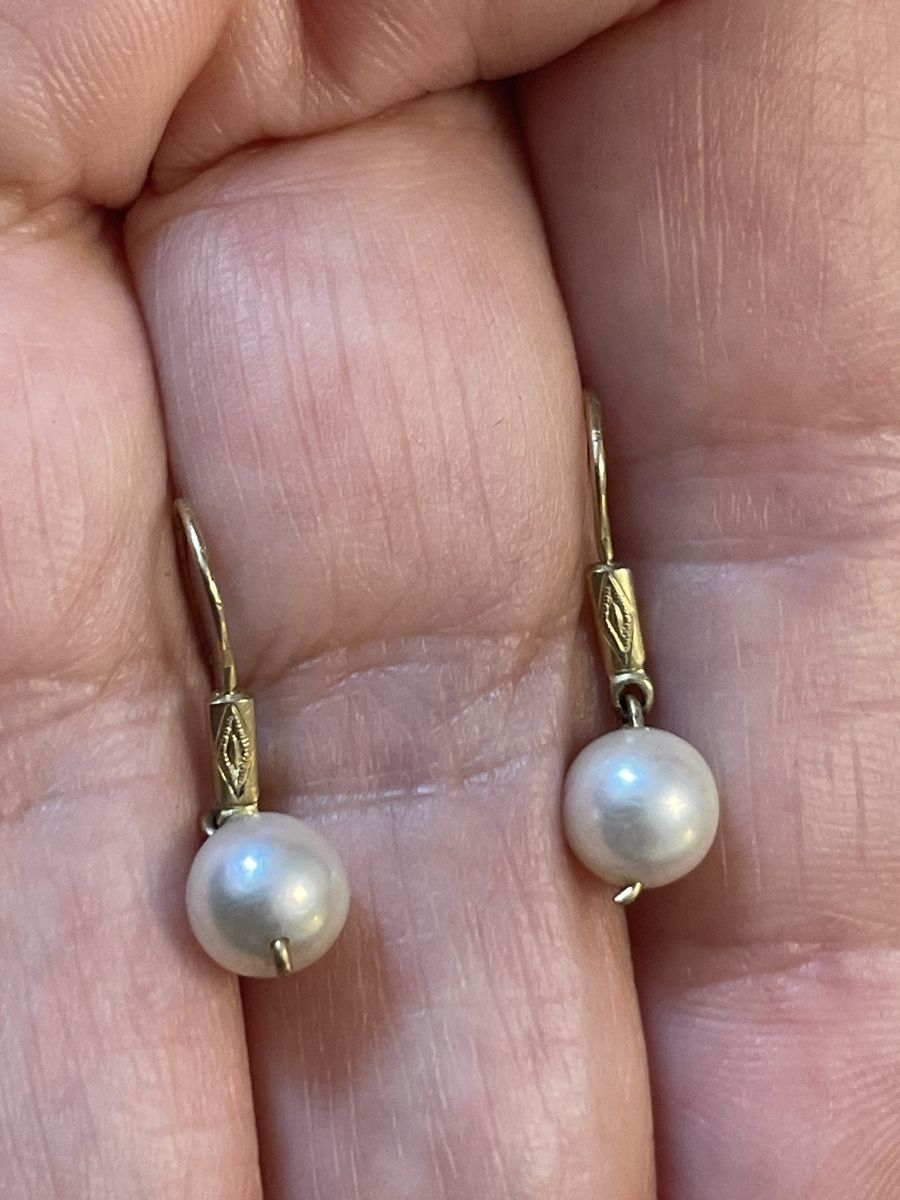 Boucles d'oreille: Boucles d’oreilles, vintage en or 9c – D'occasion à Montreux par Pipo7878