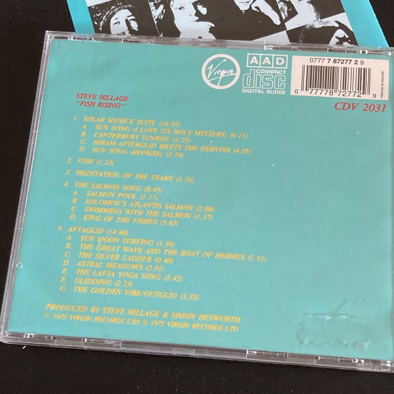 CD: Steve Hillage - Fish Rising – Usato da Bern venduto da Ntsamina 1