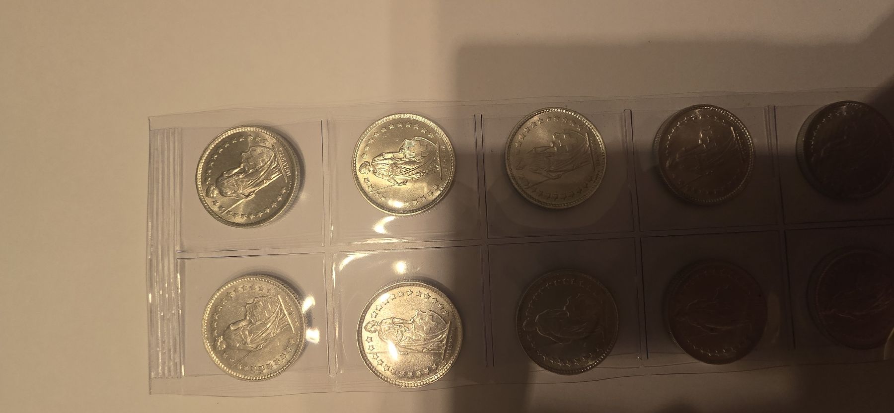 Toutes les monnaies: pieces 50cts 1940 a 1967 – D'occasion à Fribourg par yan_z5fr 1