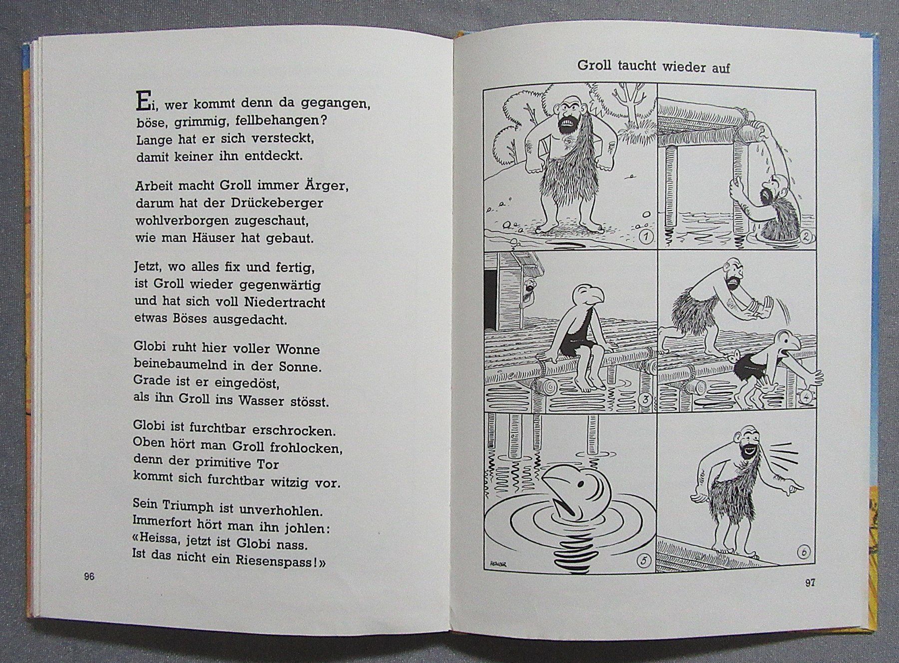 Libri: Globi bei den Höhlenbewohnern - 1.Auflage 1982 – Usato da Auenstein venduto da Padabimbim 8