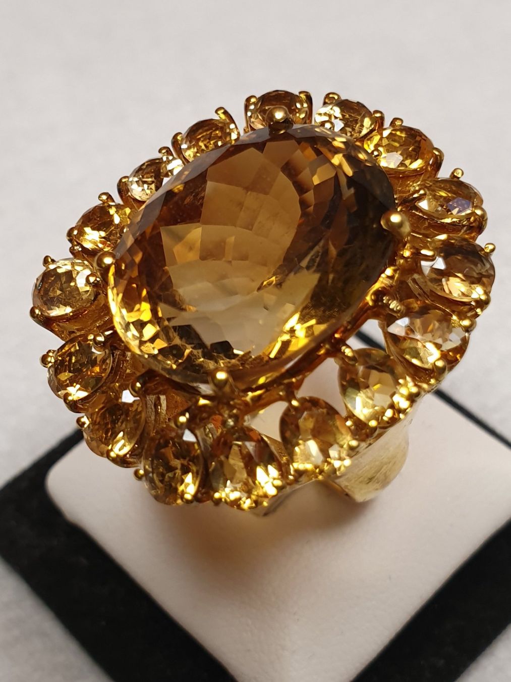 Bagues: Voll Citrin Fingerring – Neuf (Voir description) à Zürich par Benedikt21 7