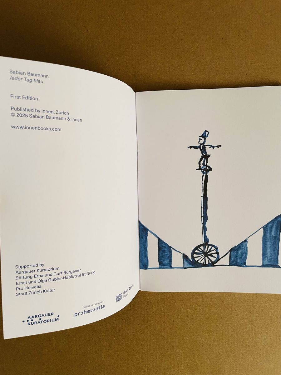 Libri: Sabian Baumann: Jeder Tag blau – Nuovo e nell'imballaggio originale da Basel venduto da aharon.no1 1