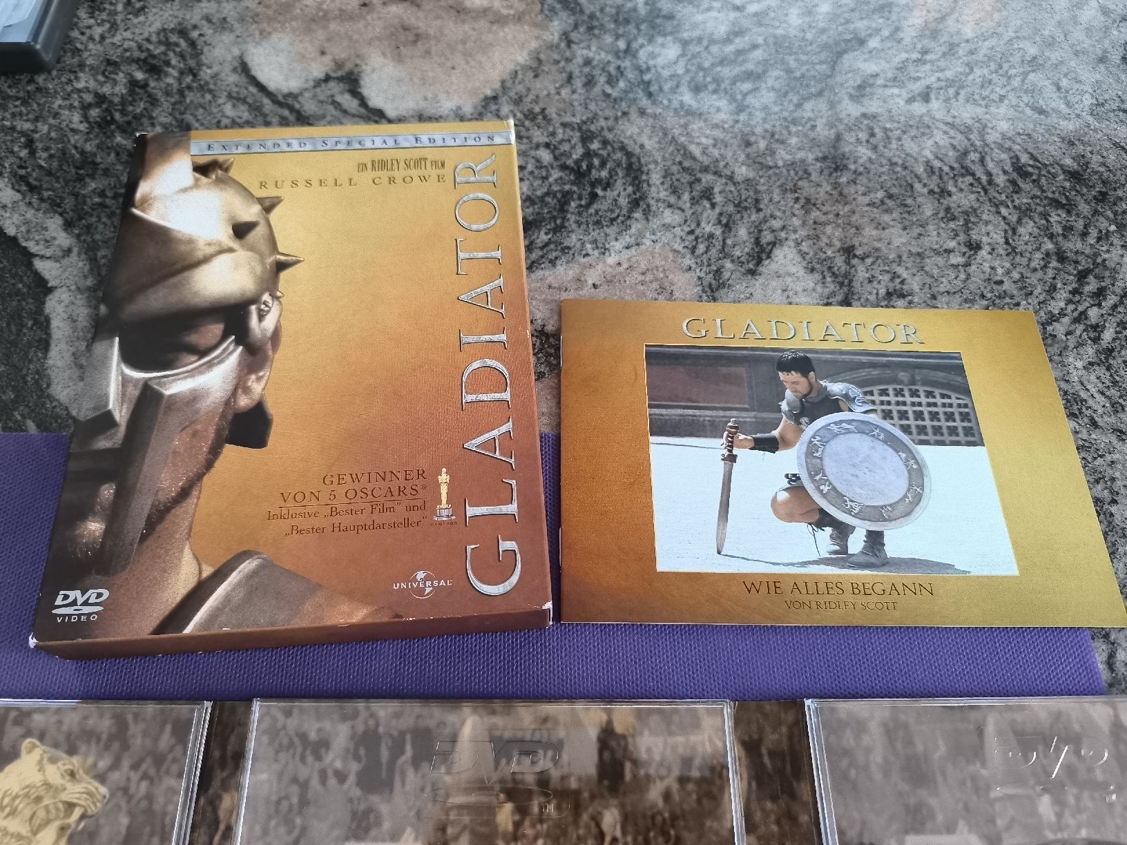 Tutti i DVDs: Gladiator DVD Extended Special Edition - Top Zustand! – Nuovo (secondo la descrizione) da Oberwil b. Zug venduto da Gto469 2
