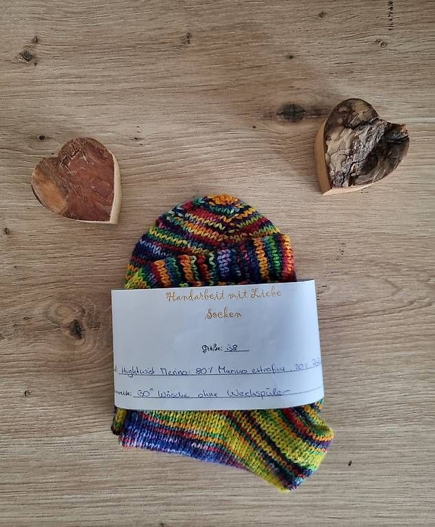 Calze: Handgestrickte Sneakersocken Gr. 38/39 – Usato da Sirnach venduto da Chade209 2