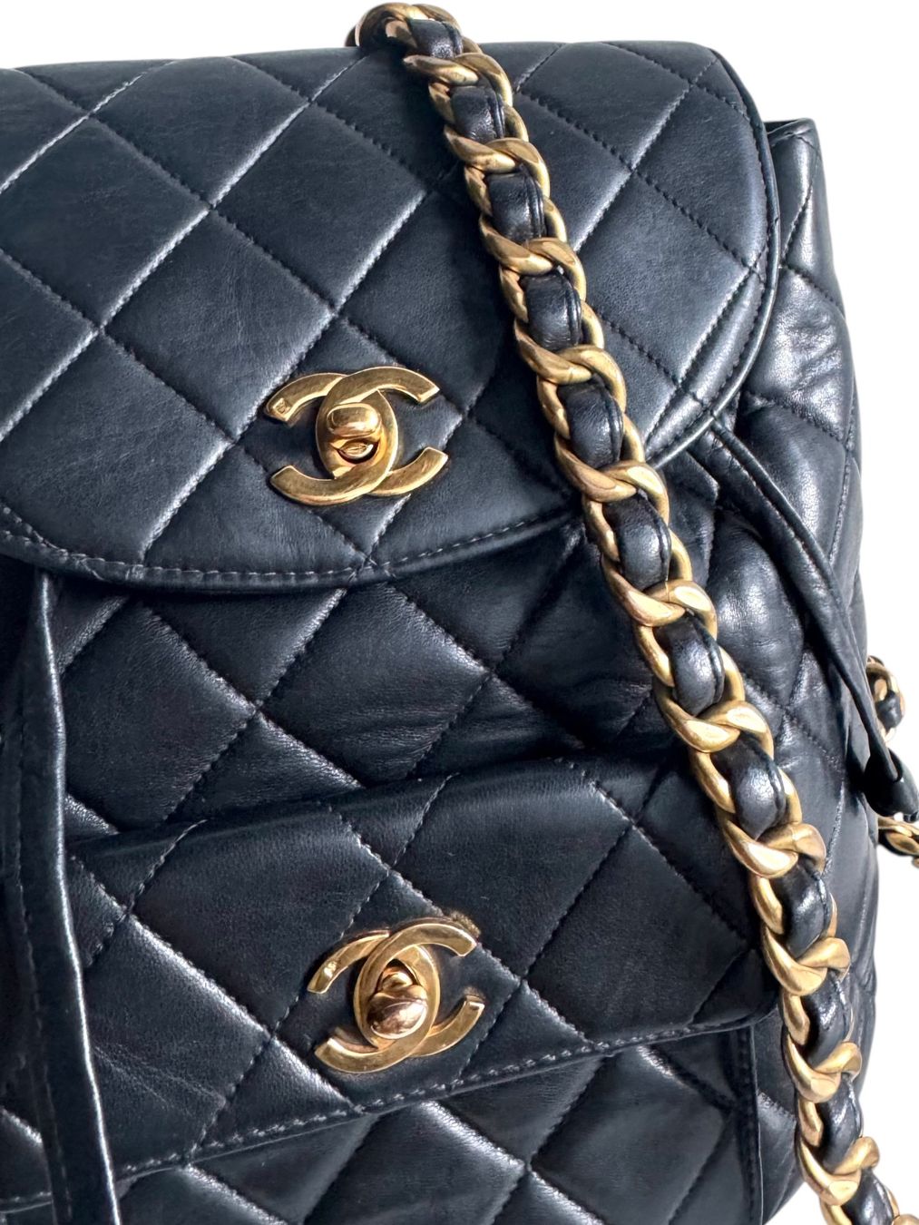 Chanel Borse da donna: CHANEL Lambskin Quilted Backpack Tasche – Usato da Kriens venduto da hannaandkiko 7