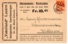 PK, Vaterland Luzern 1923
