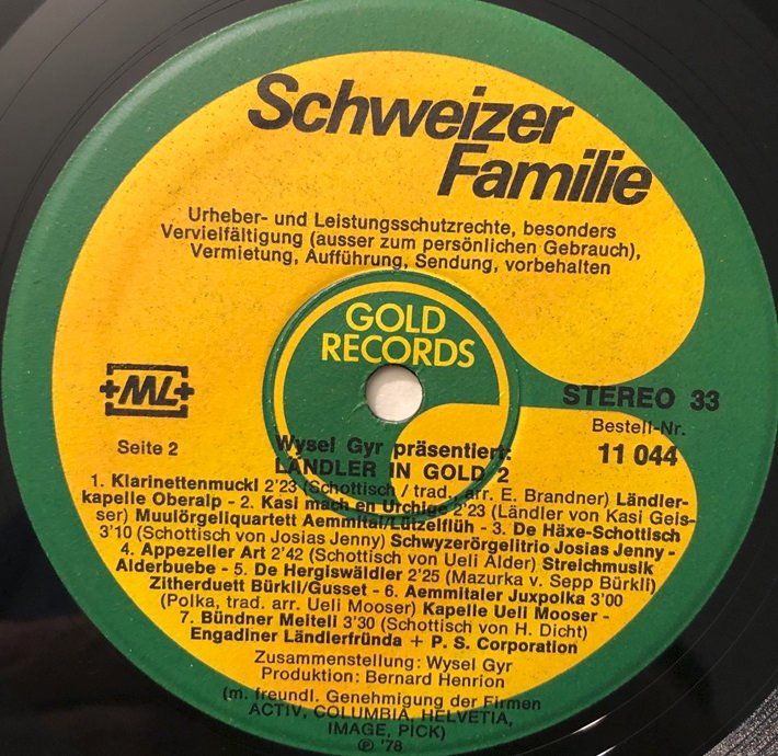 Dischi in vinile: Ländler in Gold 2 (LP) – Usato da Grüningen venduto da azulmarron 4