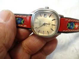 MIREXAL DAMEN KLEINE UHR.AUTOMAT.25JEW.DATE.LÄÜFT-25X28MM