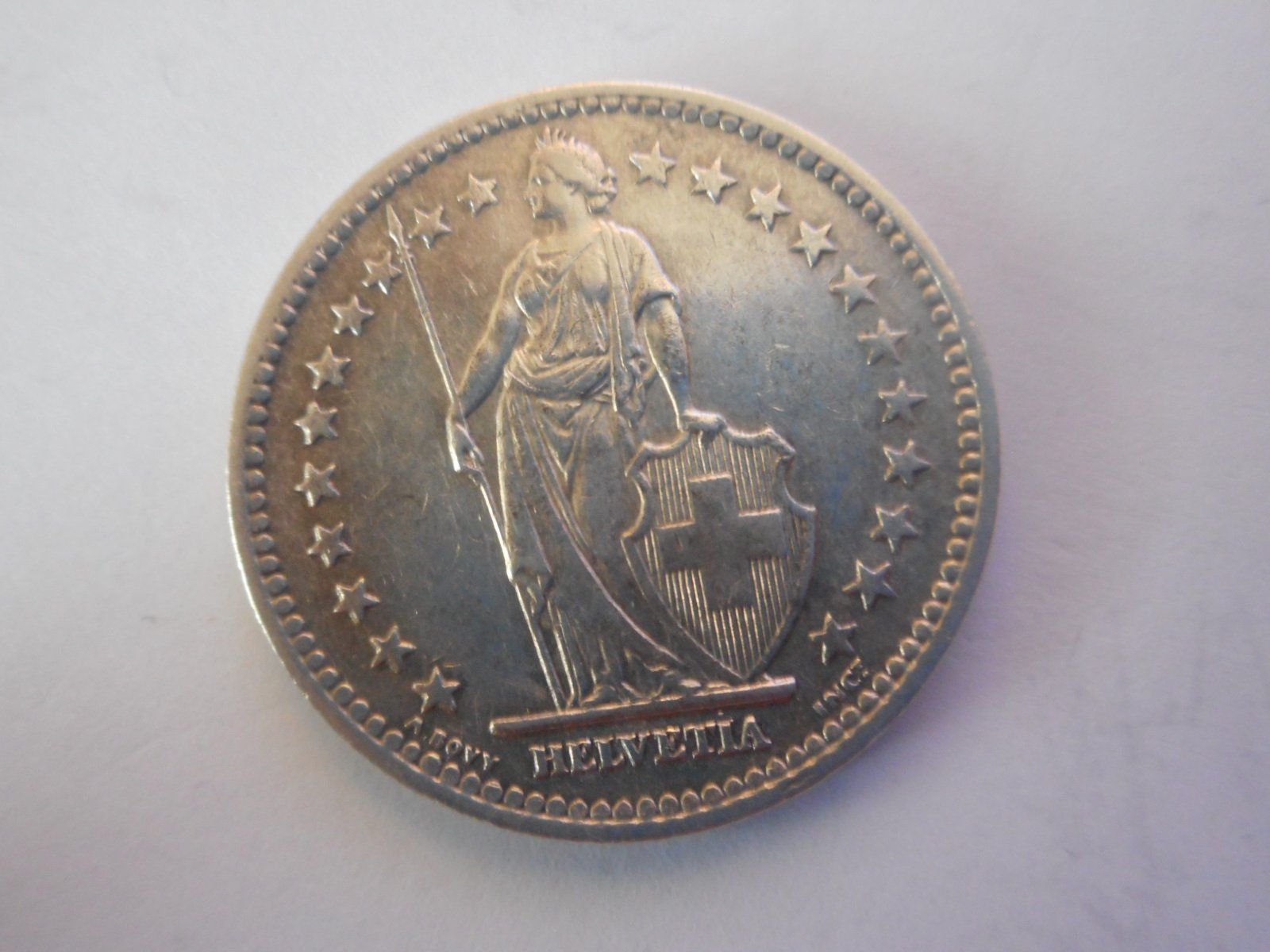 Alle Münzen: 2 Fr. 1947 silber – Gebraucht aus Kriegstetten von pizlad2010 3