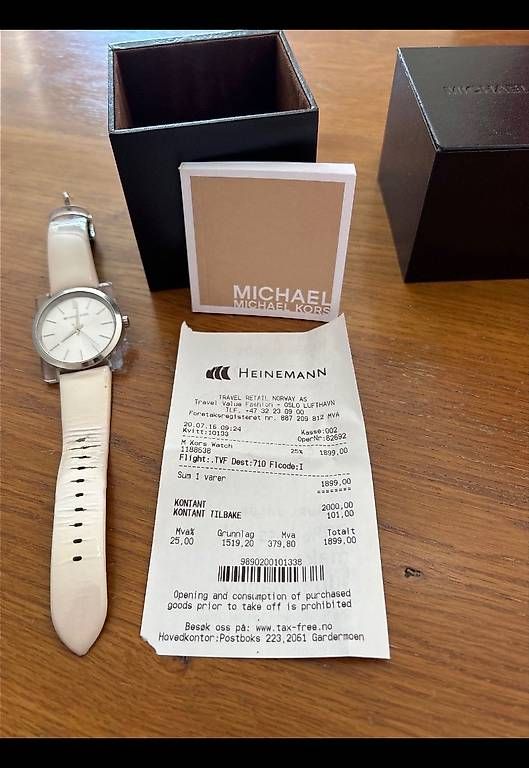 Uhren: Michael Kors Runway Slim Donna - quadrante bianco  – Gebraucht aus Arogno von alt_g2f2 1