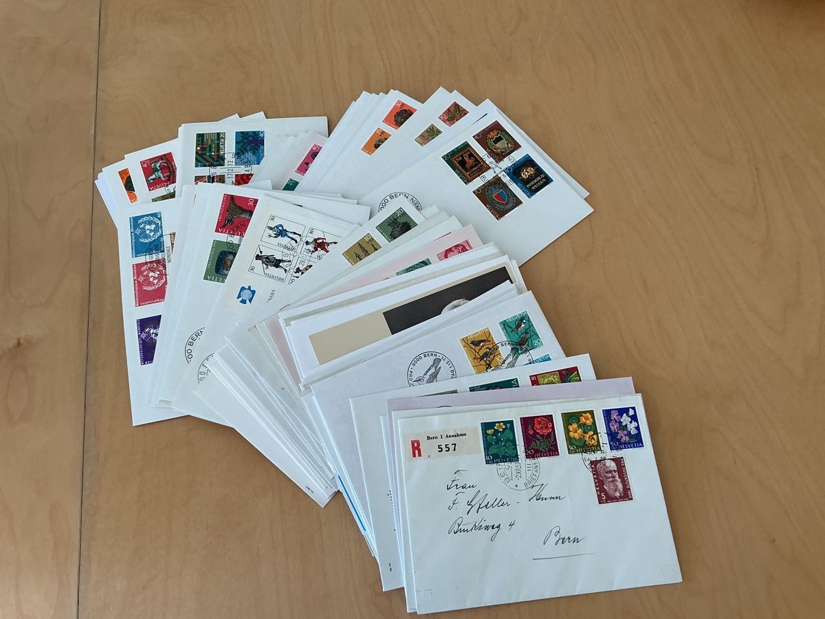 Alle Briefmarken: Lotto buste e cartoline Svizzera pro Juventute ed aerea  – Gebraucht aus cassina d'agno von Scorti1961 5
