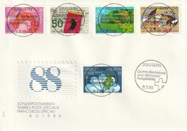 1988 Sonderpostmarken I ET - Vollstempel