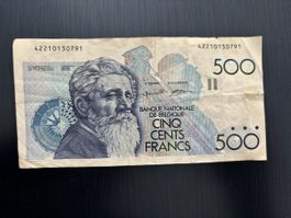Belgique 500 francs 1992-1998