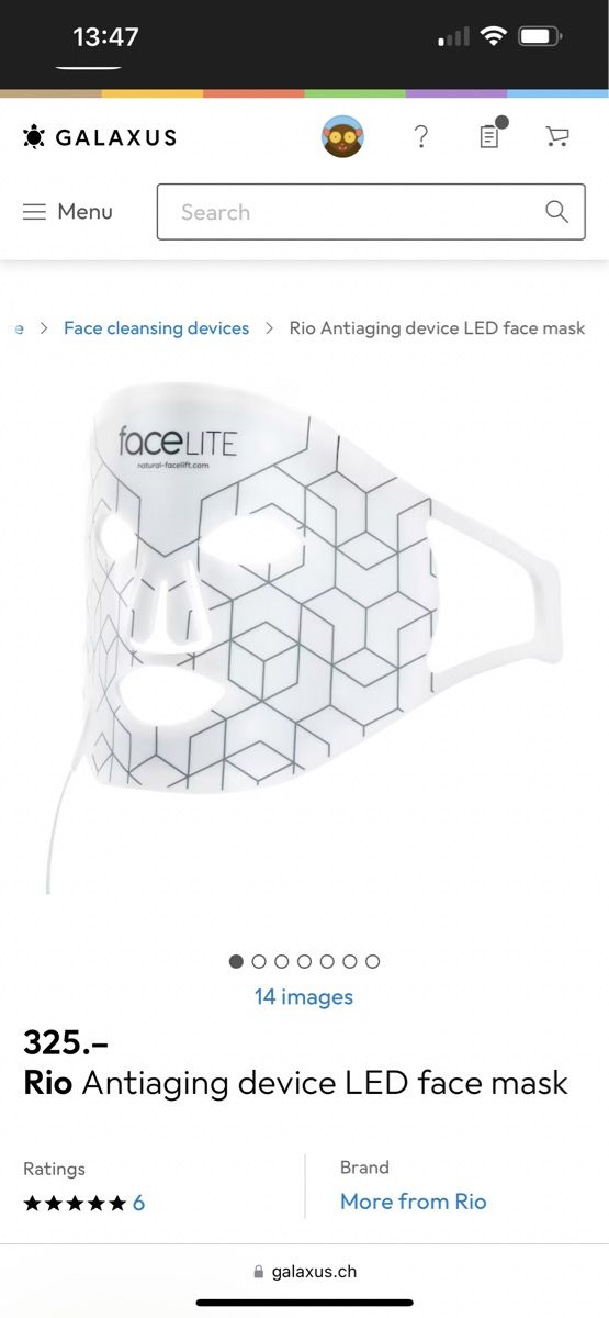 Protezione per viso e udito: Rio LED Gesichts- und Décolletage Masken – Usato da Wolfwil venduto da Vessie 1