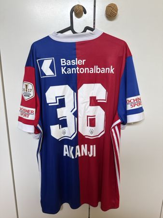 Original FC Basel M.Akanji #36 2016/2017 Trikot