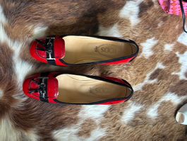 Süsse Tod's Pumps Rot Lackleder