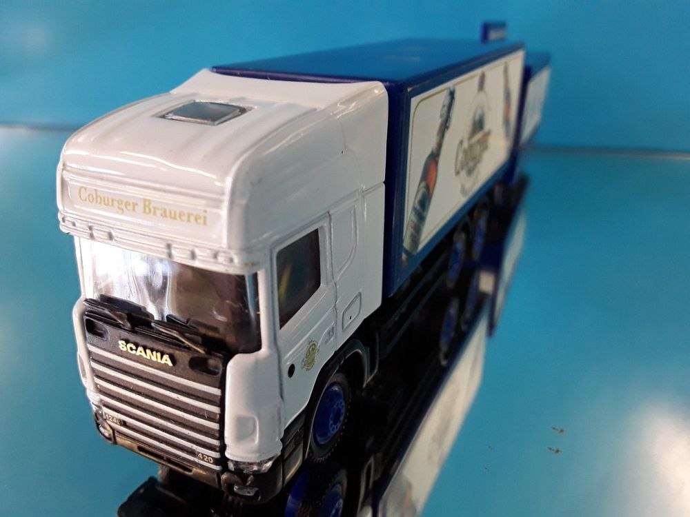 Modellauto Bier Lastwagen Scania _ Coburger Brauerei _ 1:87 | Kaufen ...