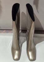 Elegante beige mit goldiger Schimmer Stiefel,38 Patrick Cox