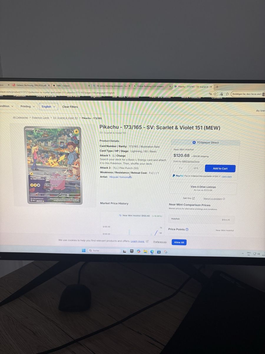Pokémon Carte collezionabili: Pikachu N/M E English Crown  151  – Nuovo (secondo la descrizione) da Kaltbrunn venduto da Mr_Alboss 4