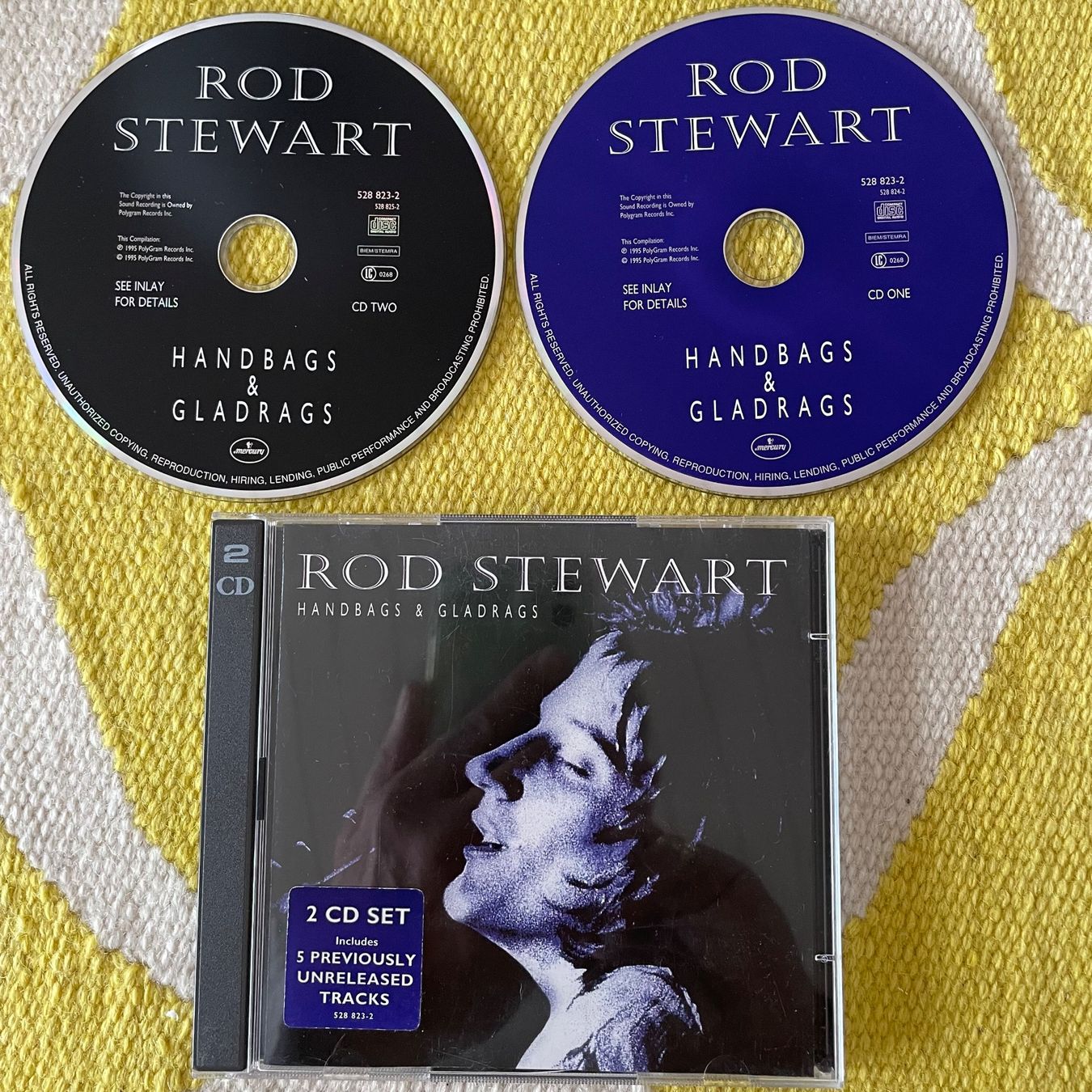 CD: ROD STEWART-2CD HANDBAGS&GLADRAGS – Usato da Rorschacherberg venduto da CD-Roli