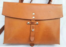 Armee Ledertasche,Kartentasche 1975,Militär