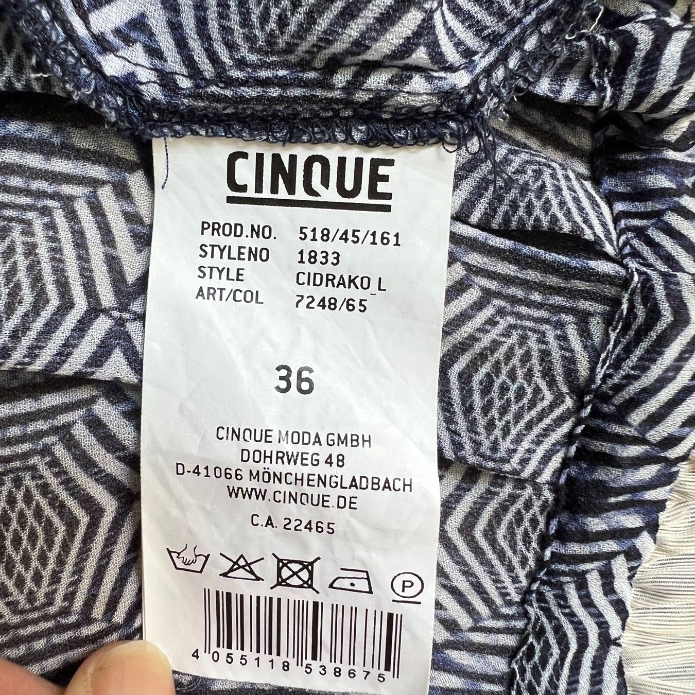 Cinque Kleider: gemustertes CINQUE Wickelkleid – Gebraucht aus Zürich von ClosetQueen 8