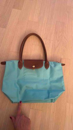Longchamp Le Pliage handbag turquoise like new