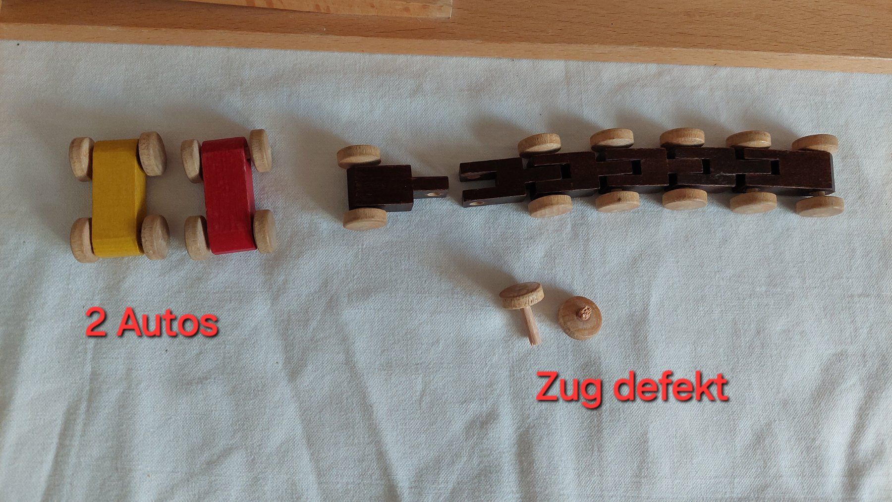 Jouets: alte Holz Auto-Bahn – D'occasion à Uitikon Waldegg par Smeragol 1