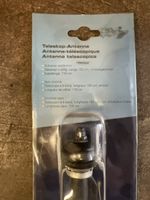 Teleskop Antenne 110cm, Schwarz verchromt, Neuwertig