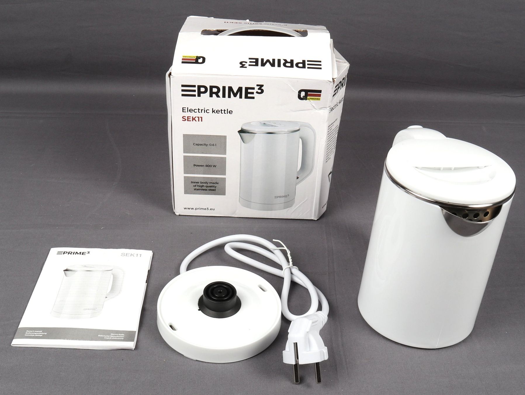 Bollitori: PRIME3 elektrischer Wasserkocher – Nuovo (secondo la descrizione) da Steinen venduto da Restwert_Steinen