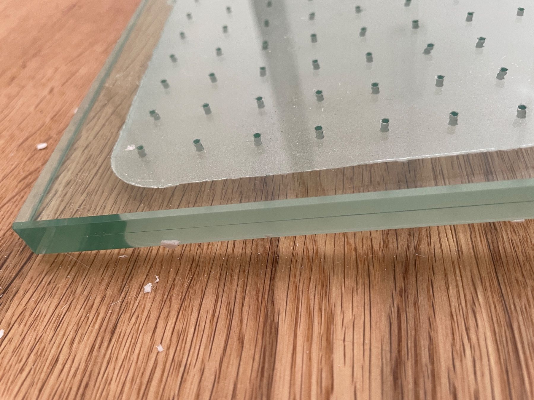 Soffioni doccia: Duschkopf Glas Chrom rechteckig neu – Nuovo e nell'imballaggio originale da Schenkon venduto da Star5 1