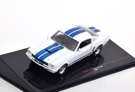 Ford Mustang Shelby GT 350 Fastback 1965 weiss / blau   1:43