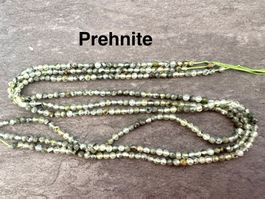 Prehnit  Australien   Sonderangebot   3 x 39cm Strang  3mm