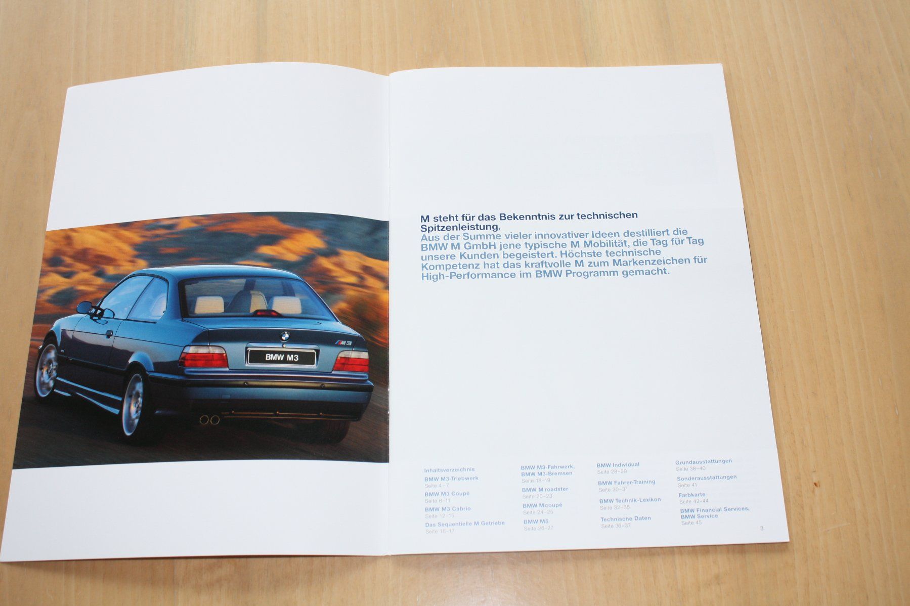 BMW Documenti: BMW M3 E36/M Roadster & M5 Prospekt 1999 – Usato da Wikon venduto da erwin400 1