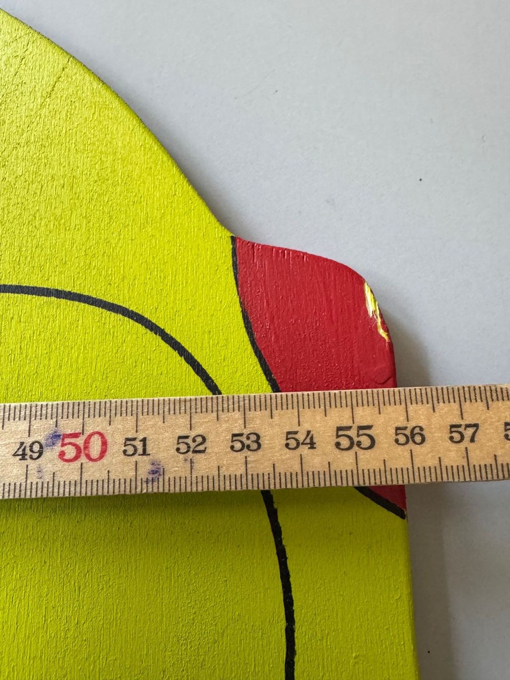 Tutte le decorazioni: Holzroller, gelb, ca. 55 cm lang, Deko – Usato da Neftenbach venduto da Rose40 2