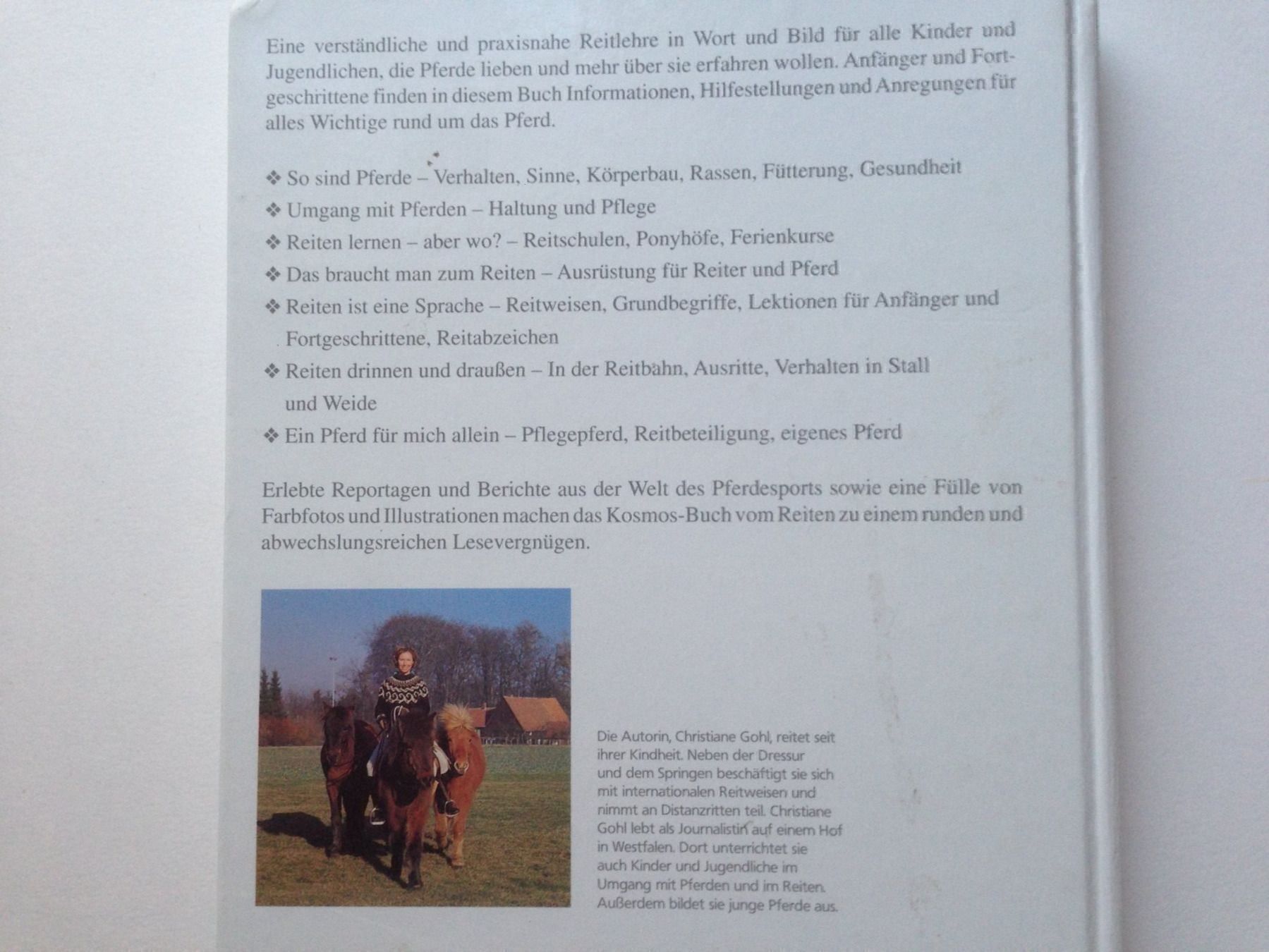 Libri: Das Kosmos-Buch vom Reiten – Usato da Lütisburg venduto da wiesenpippau 6