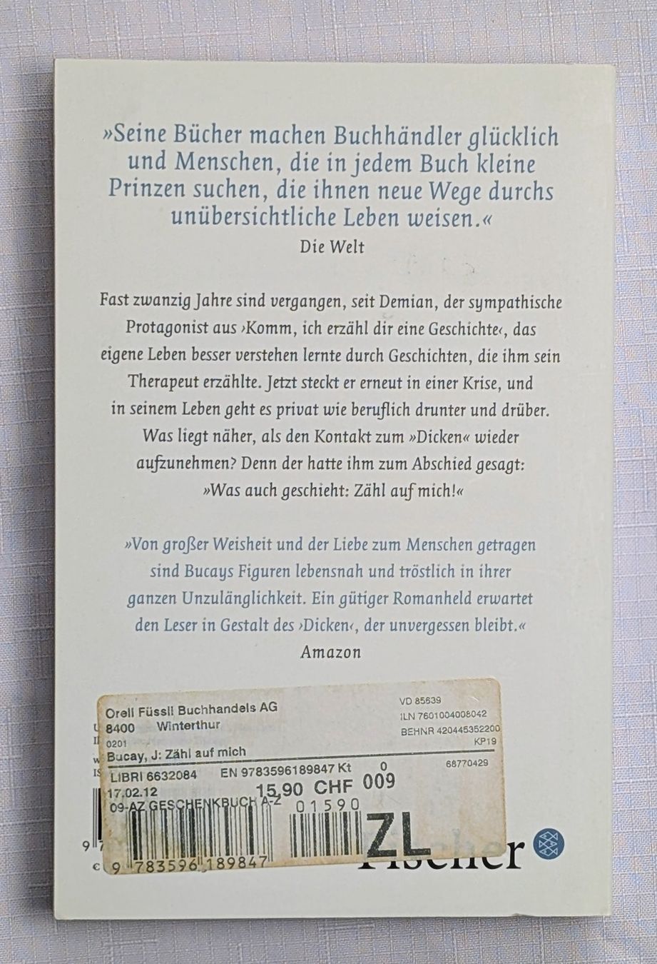 Livres: Zähl auf mich - Jorge Bucay – Neuf (Voir description) à Wängi par ABIZONE-86 1
