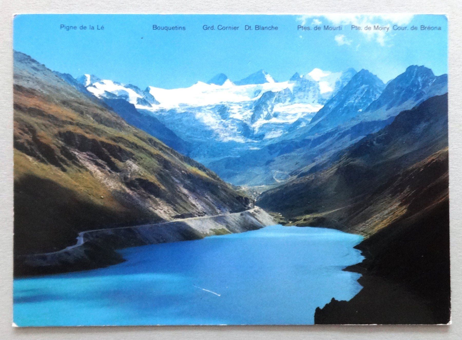 Ansichtskarten: Le lac de Moiry, 2249 m, s. Grimentz – Gebraucht aus Fétigny von Billy2miny