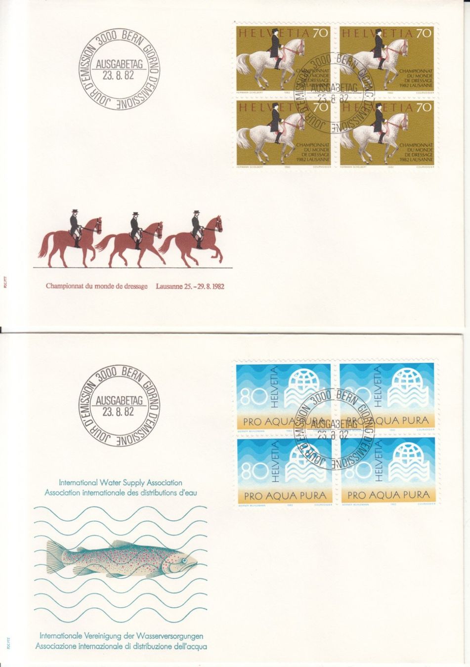 Tutti i francobolli: SBK 672 - 675 4er Block FDC – Usato da Bürglen TG venduto da StampGraf 2