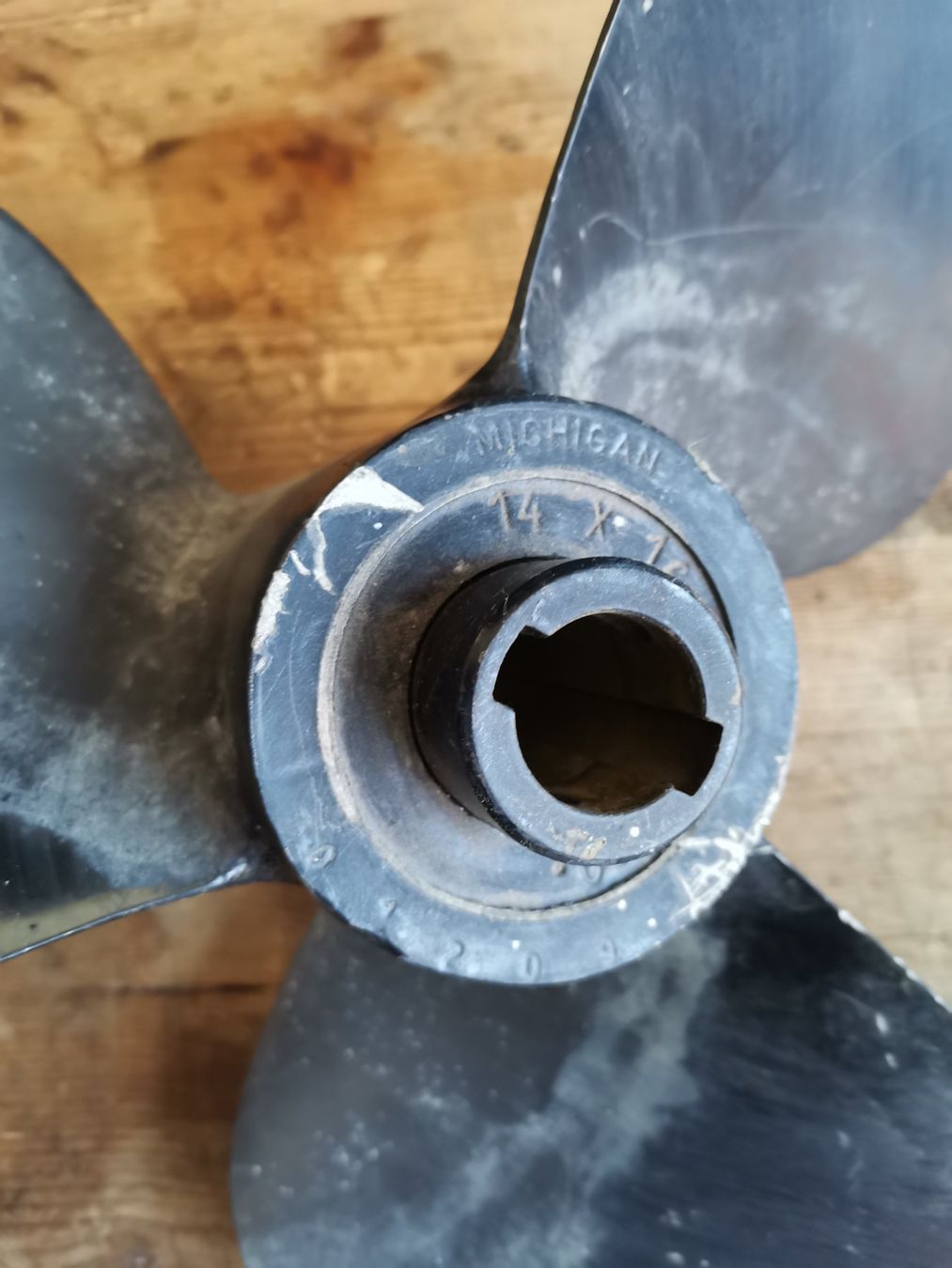 Barche: Schiffschraube, Schiffsschraube, Propeller, Nautik Dekoratio – Usato da Wiedlisbach venduto da materialkreislauf 2