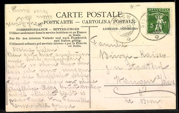 Cartoline postali: AK Sigriswyl, Am Thunersee – Usato da Berlin venduto da bartko-reher 1