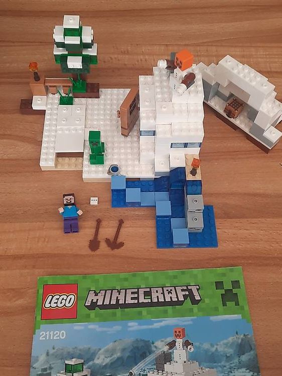 Lego MINECRAFT das Versteck im Schnee (Nr. 21120) (Gebraucht) in Zürich ...