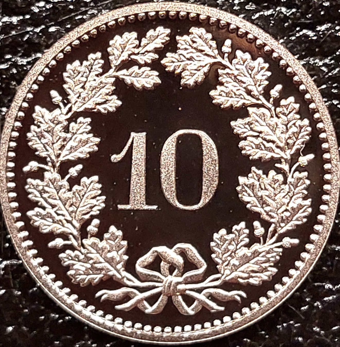 Tutti le monete: 10 Rappen 1984 stgl. / aus Münzsatz – Nuovo (secondo la descrizione) da Arch venduto da coinsandmore 1