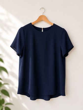 Michael Kors Top - Navy, Size S, Sleek & Stylish!