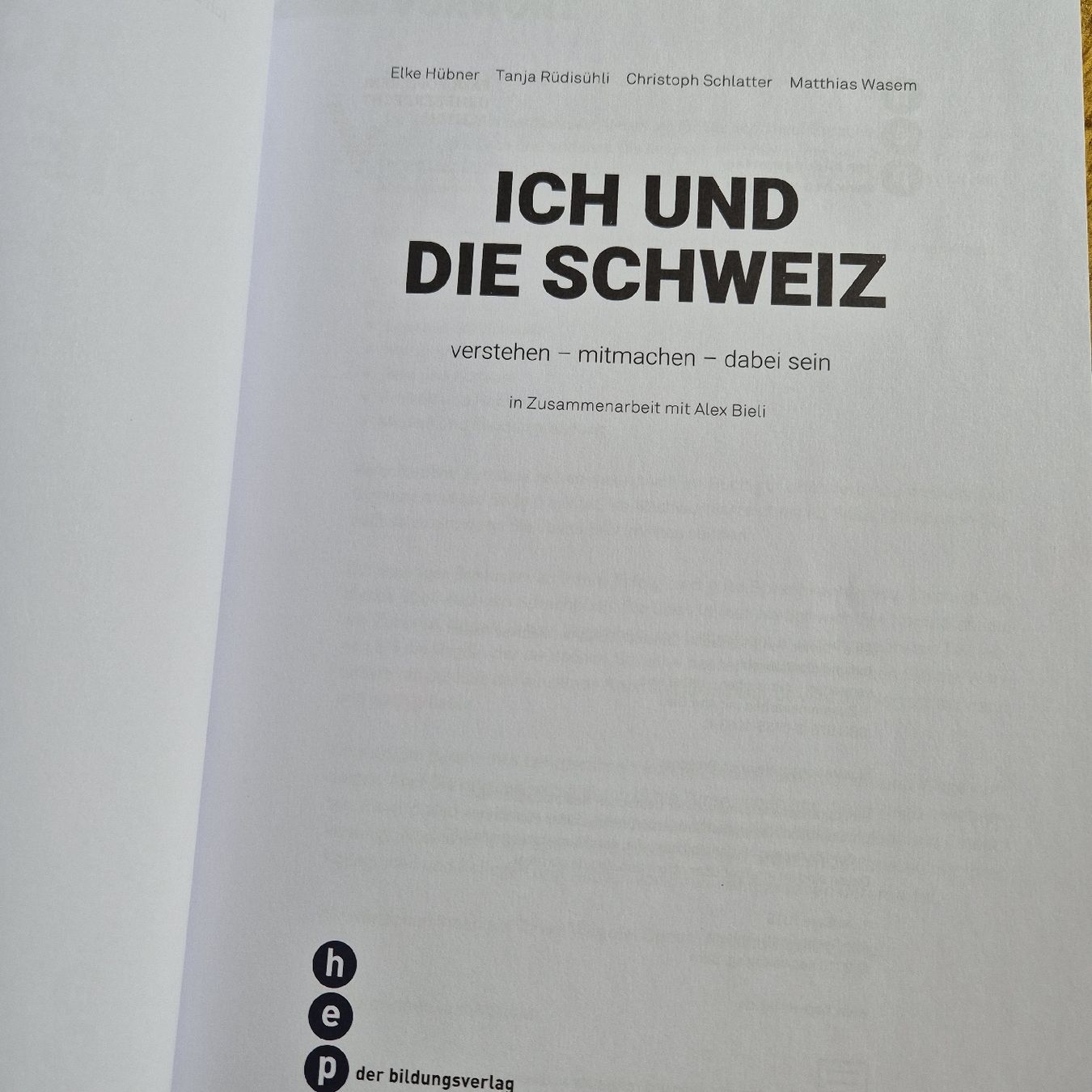 Livres: Ich und die Schweiz – Neuf (Voir description) à Engi par Hinzi84 2