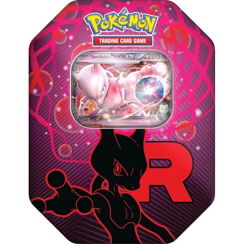 Pokémon Carte collezionabili: Team Rocket Tins: Team Rocket's Mewtwo ex Tin – Nuovo e nell'imballaggio originale da Kreuzlingen venduto da Silva_Ludus