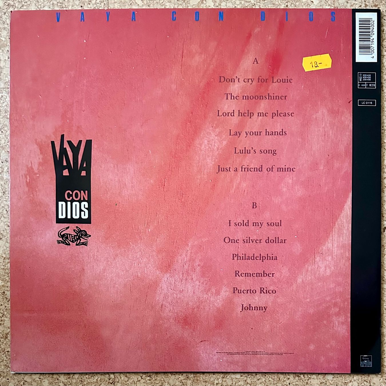 Dischi in vinile: LP - Vaya Con Dios - Vaya Con Dios – Usato da Breganzona venduto da Onairda75 1