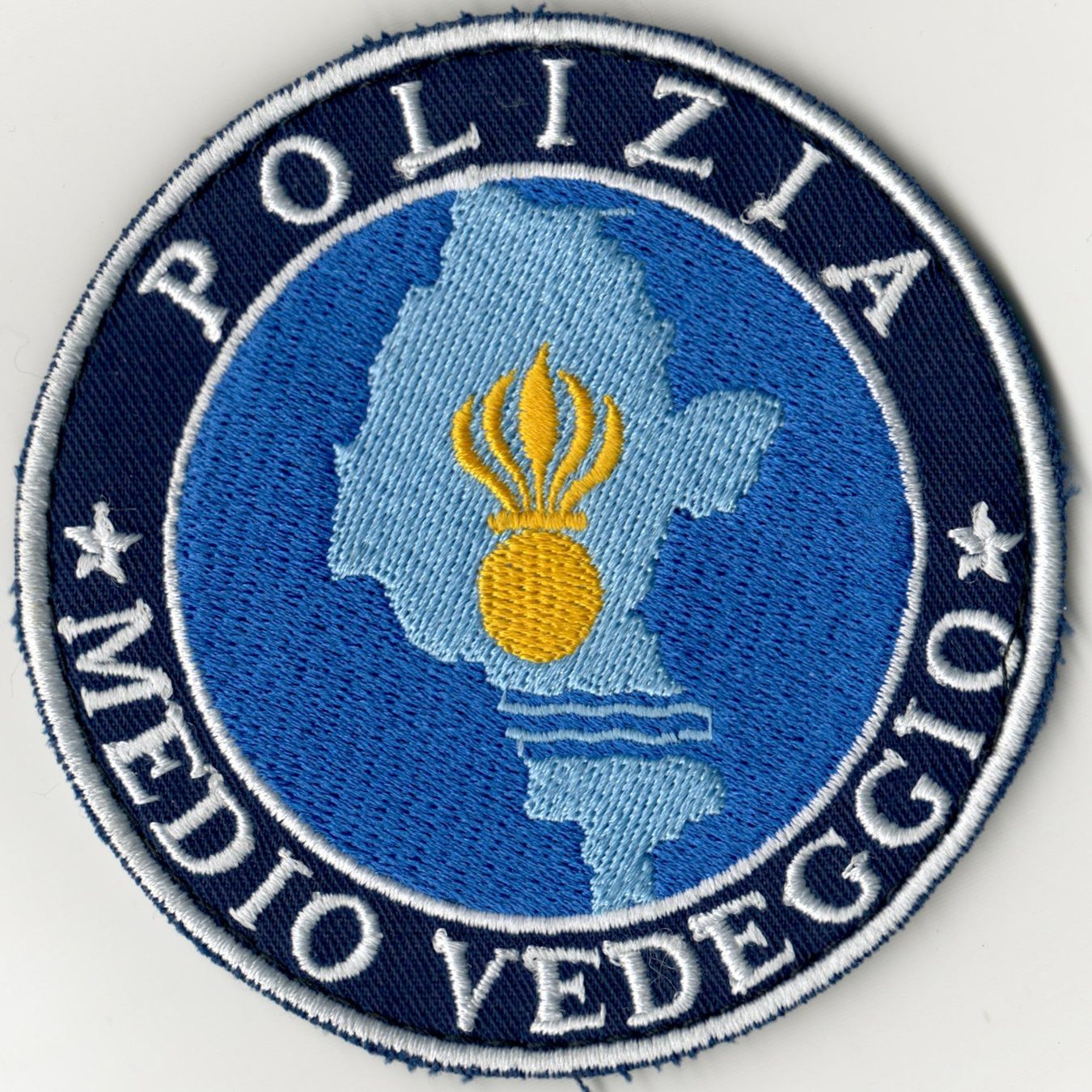 Placchette & Badge: Badge Polizia Comunale Medio Vedeggio – Usato da Caslano venduto da HyperSkyUp99